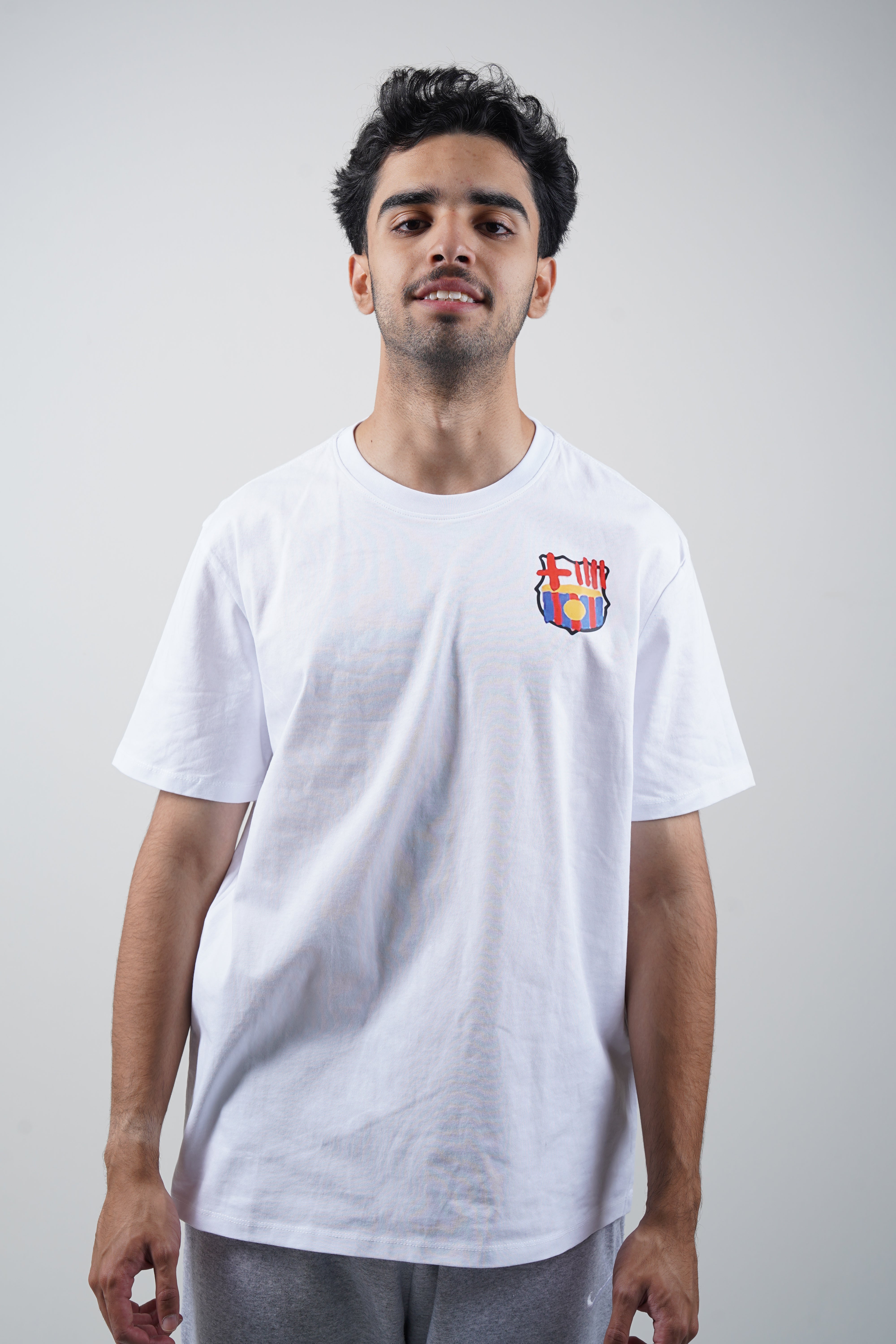 FC Barcelona Tots Forca White Tshirt