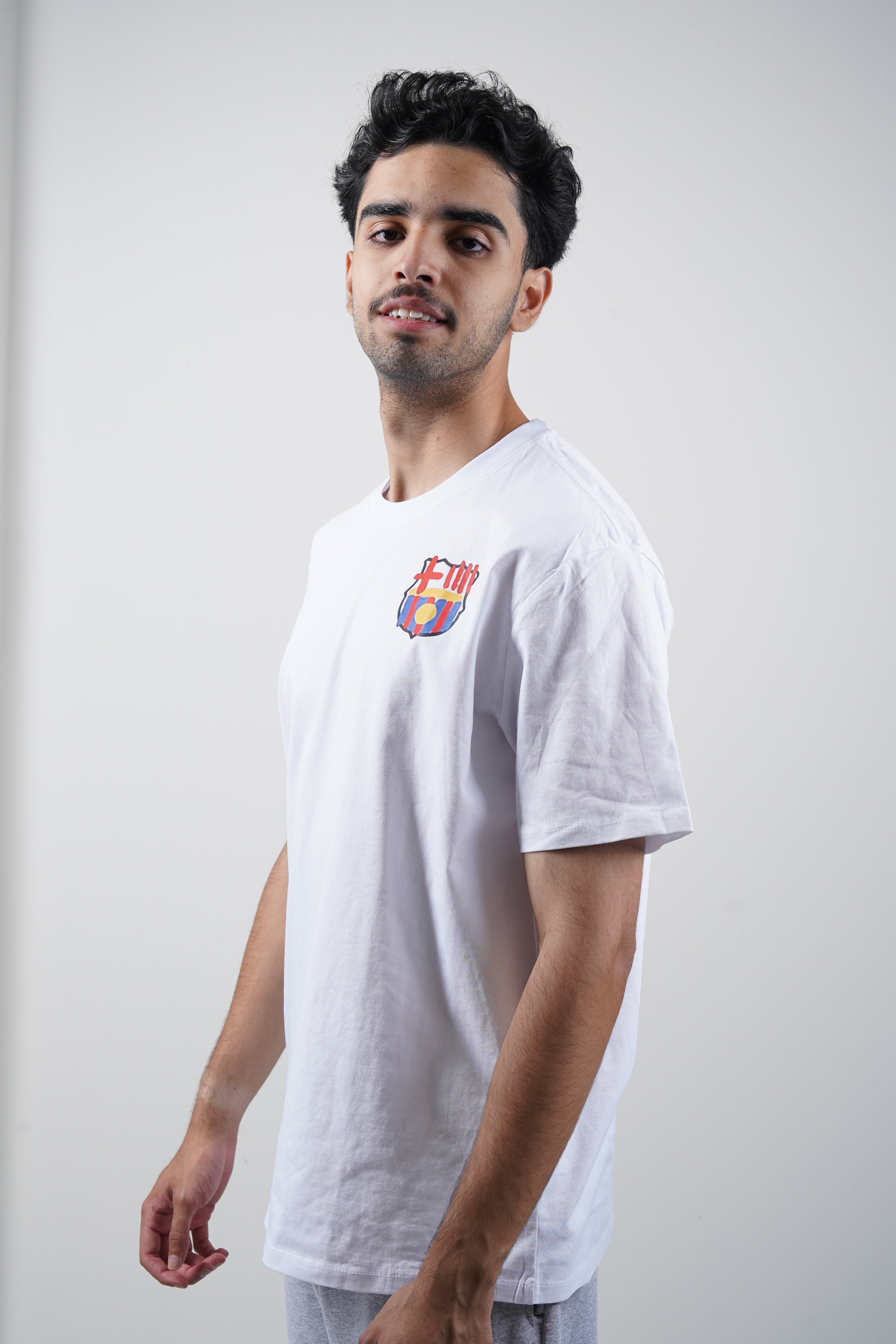 FC Barcelona Tots Forca White Tshirt