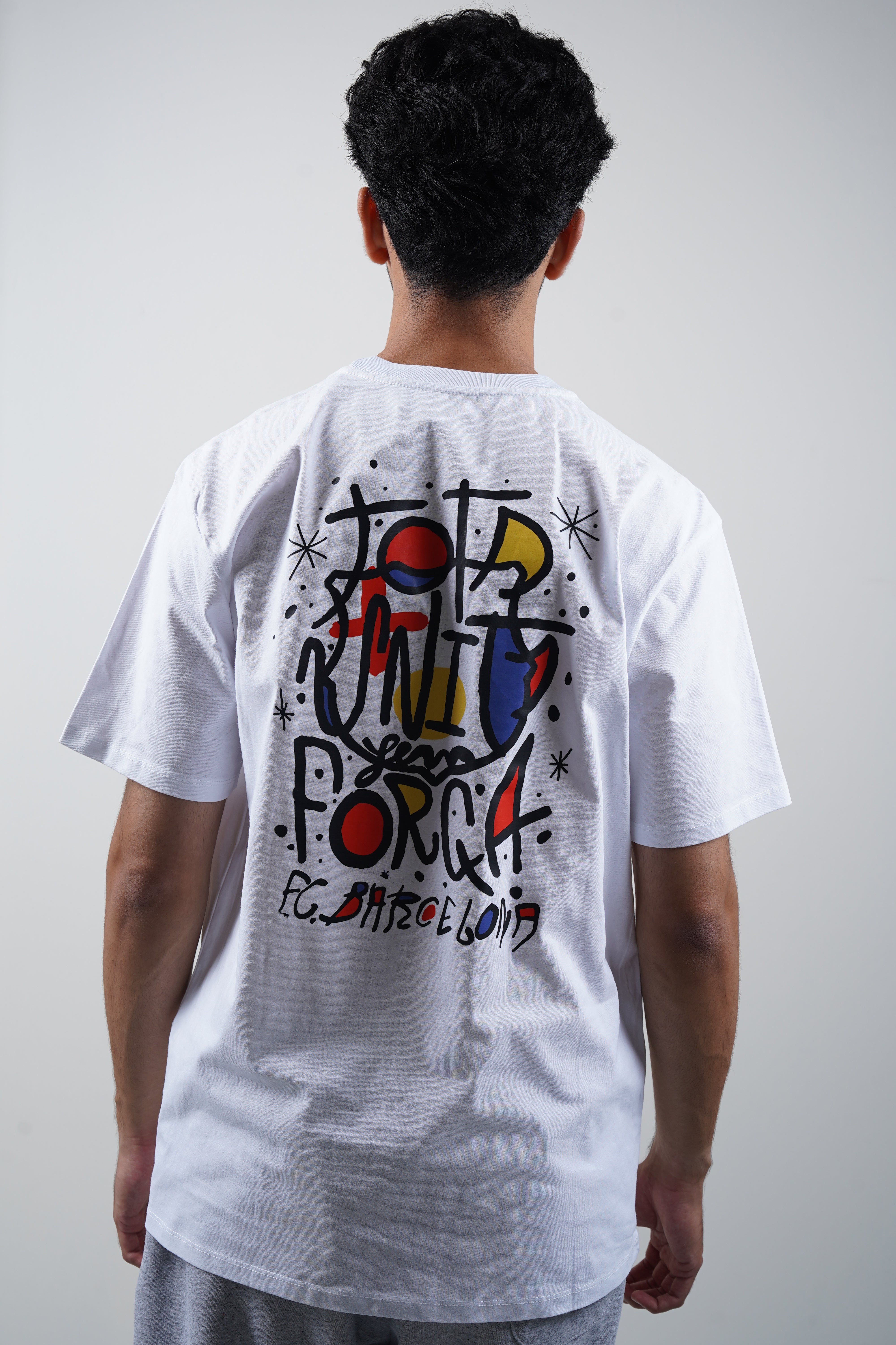FC Barcelona Tots Forca White Tshirt