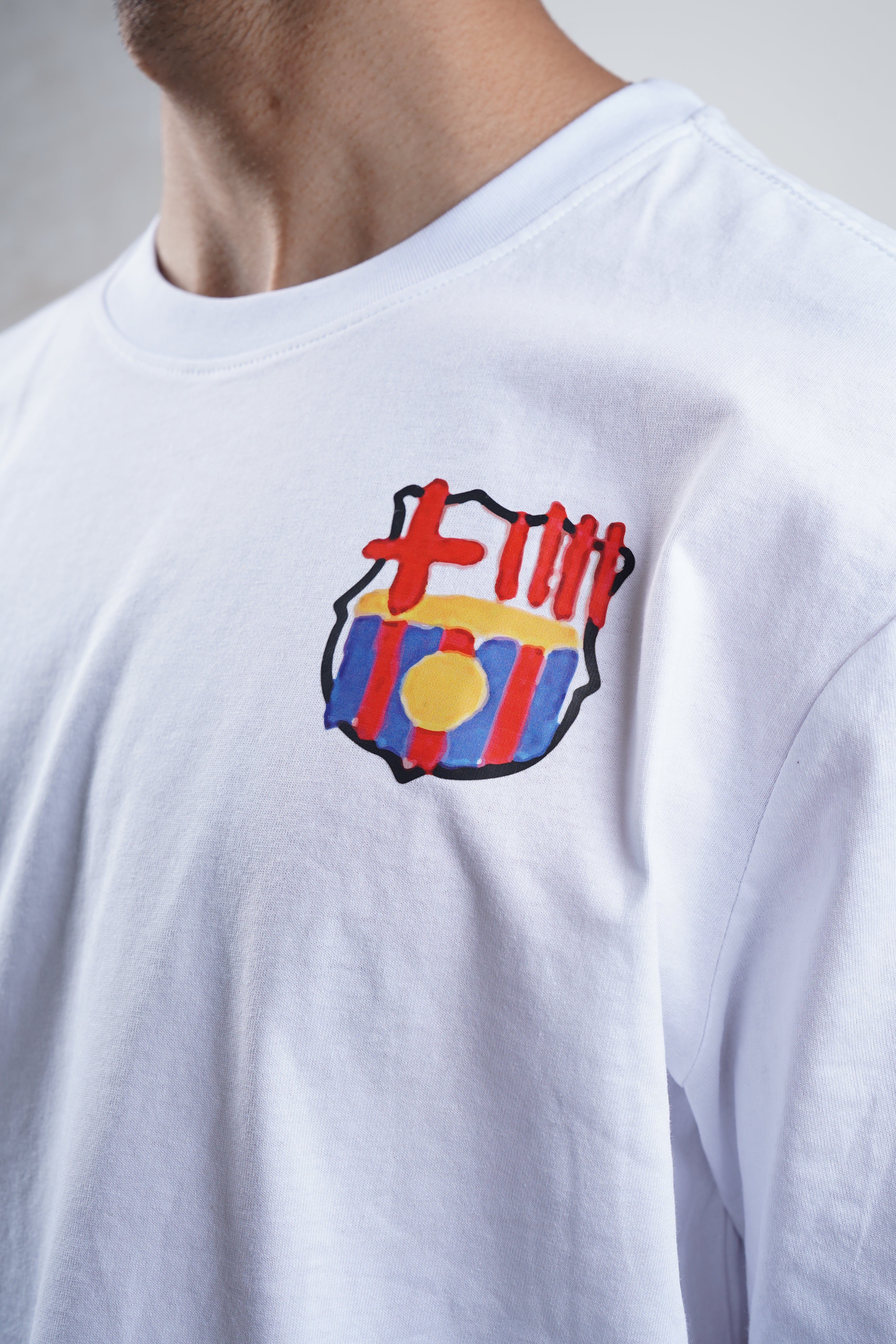 FC Barcelona Tots Forca White Tshirt