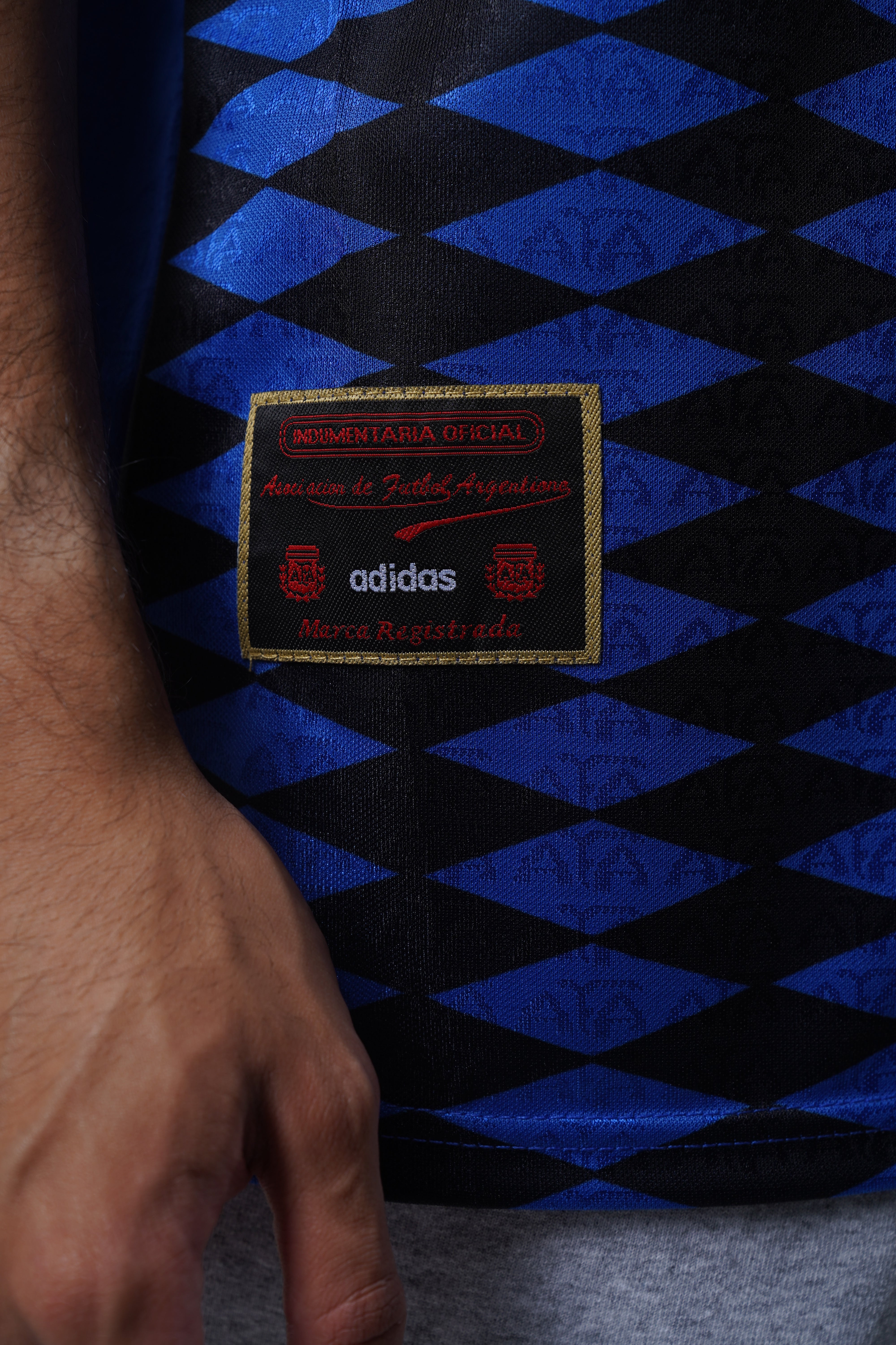 Argentina 1994 Away Dark Blue Retro Jersey