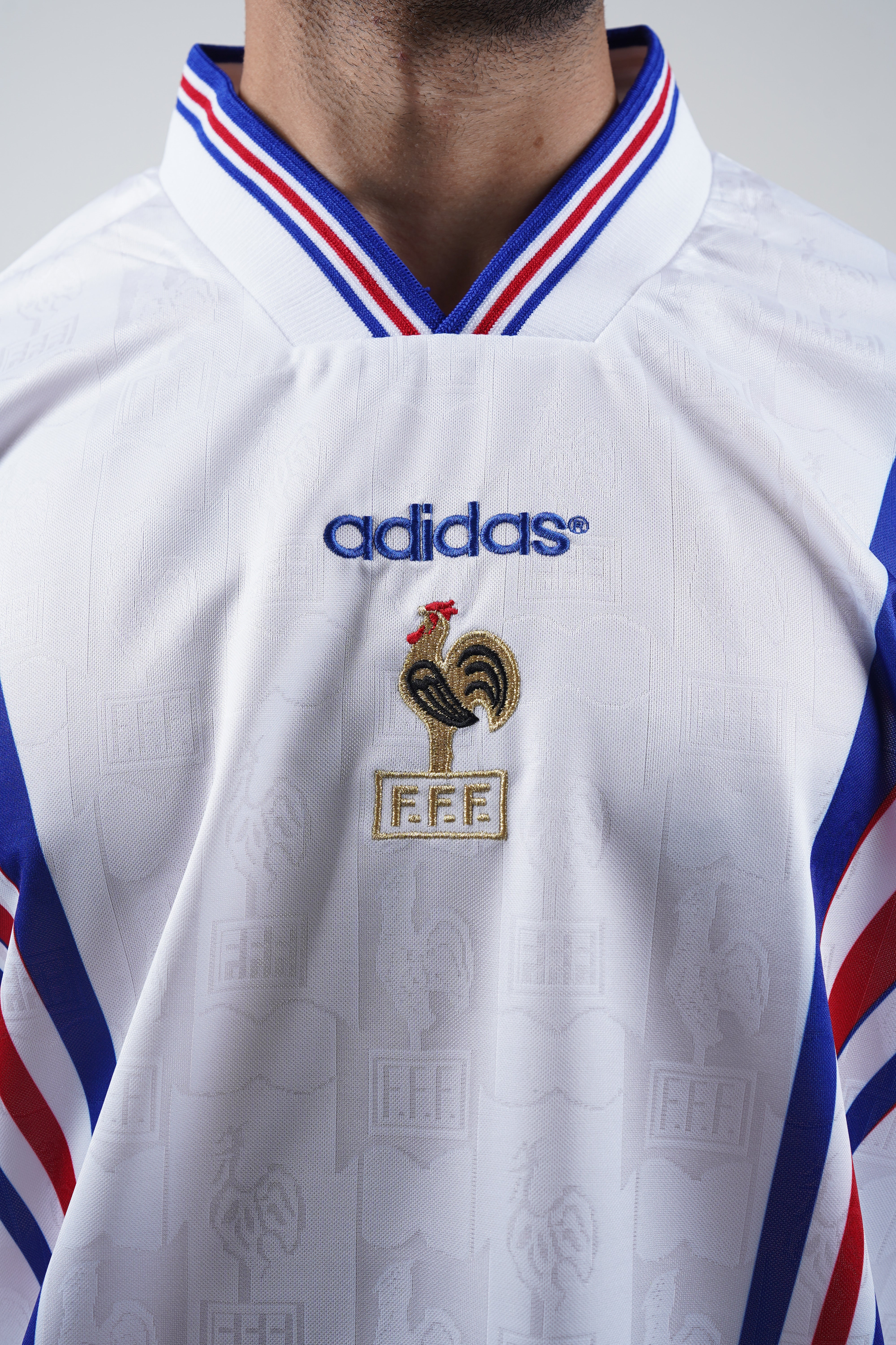 France Away 1996 Retro Jersey