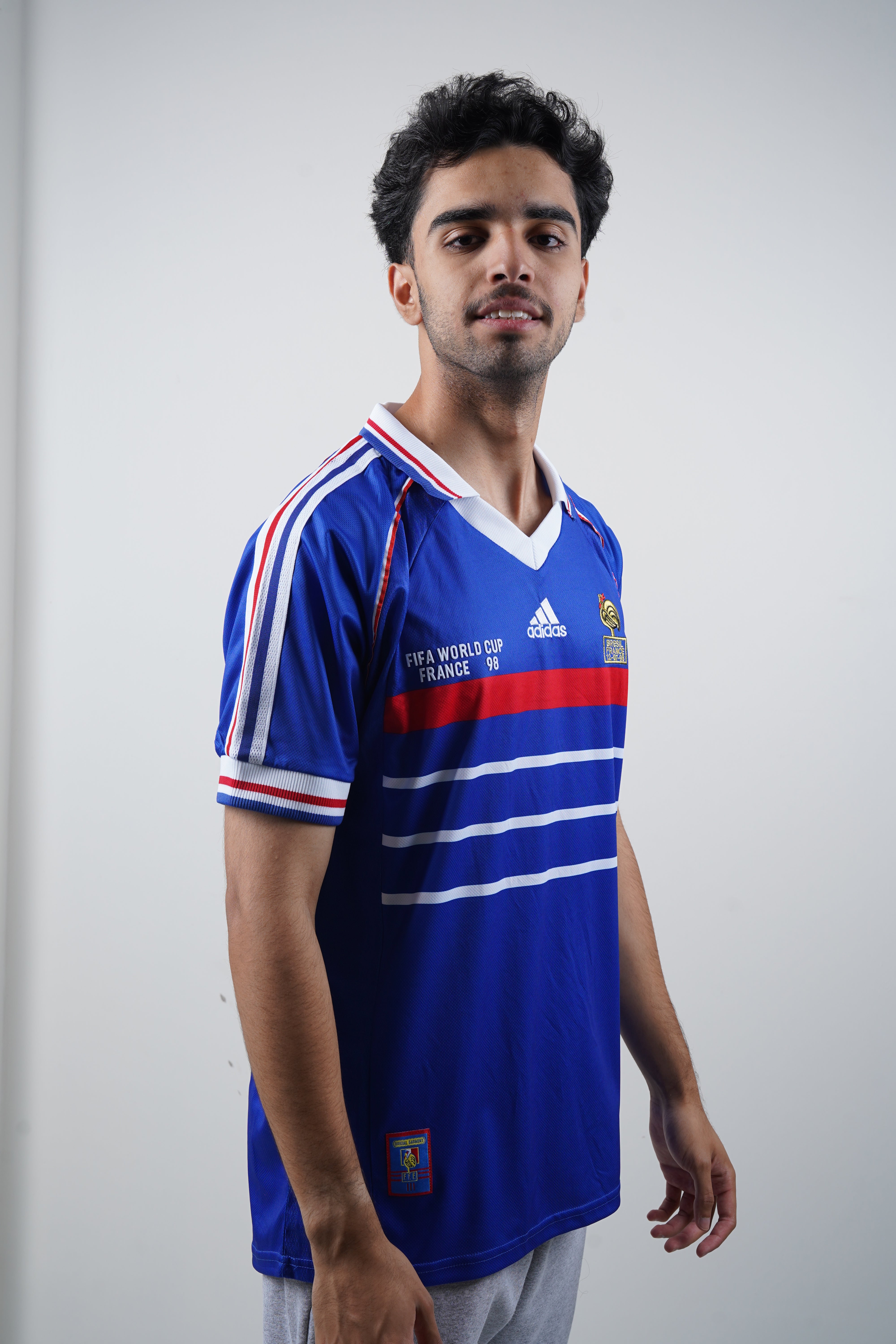 France FIFA WC 1998 Home Retro Jersey