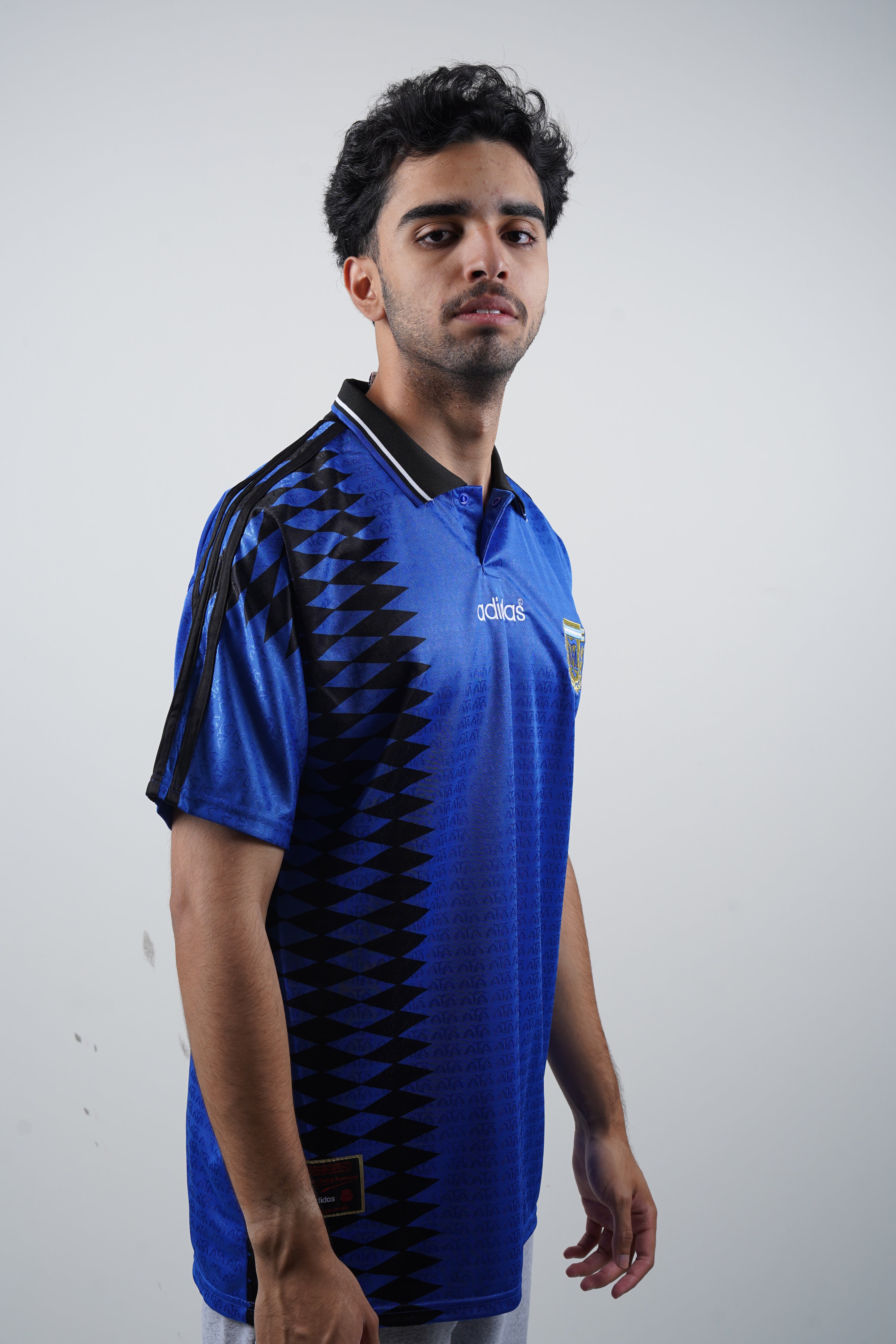 Argentina 1994 Away Dark Blue Retro Jersey