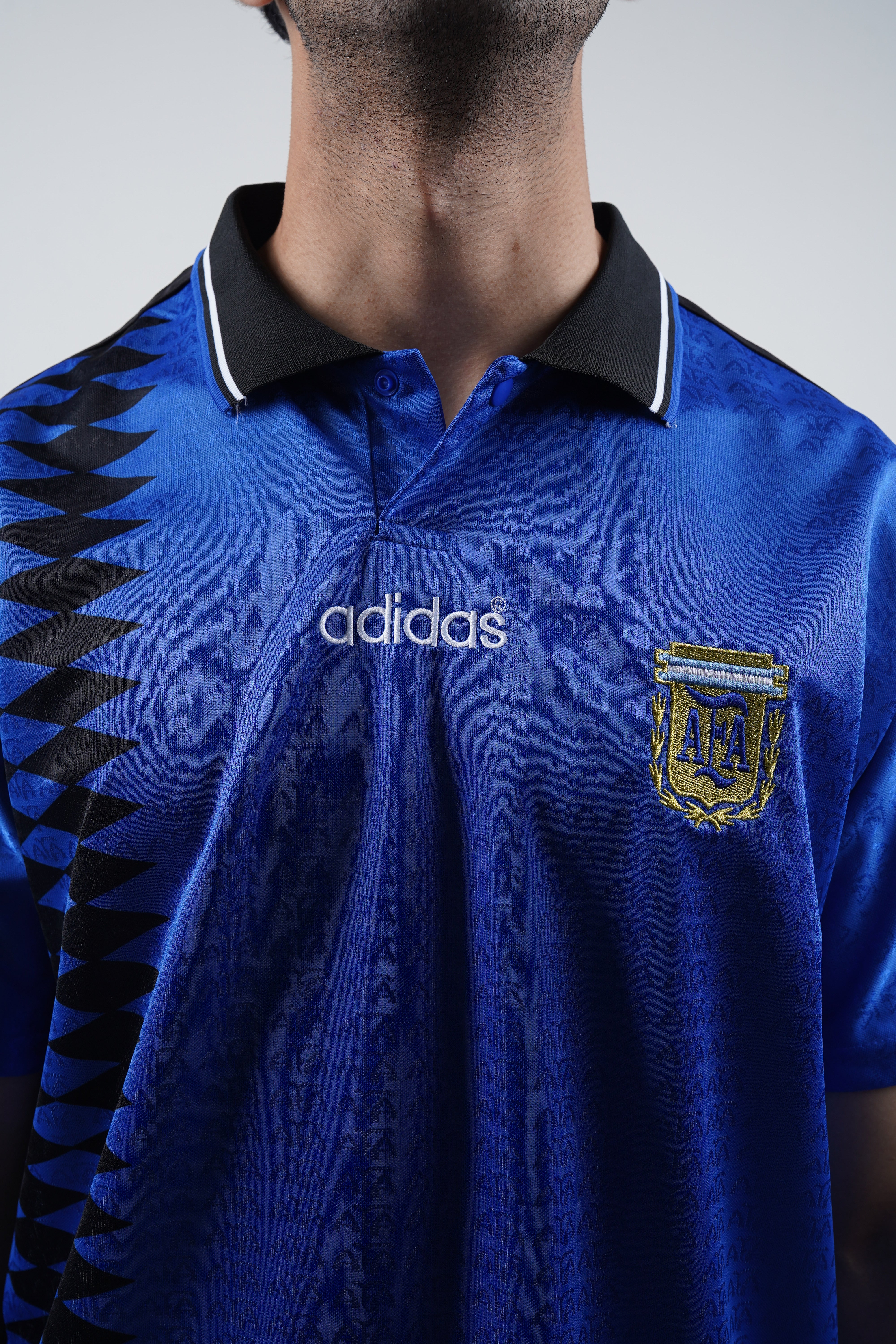 Argentina 1994 Away Dark Blue Retro Jersey