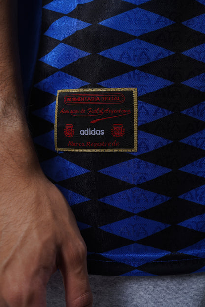 Argentina 1994 Away Dark Blue Retro Jersey