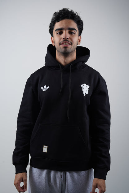 Manchester United Hoodie Black 25/26