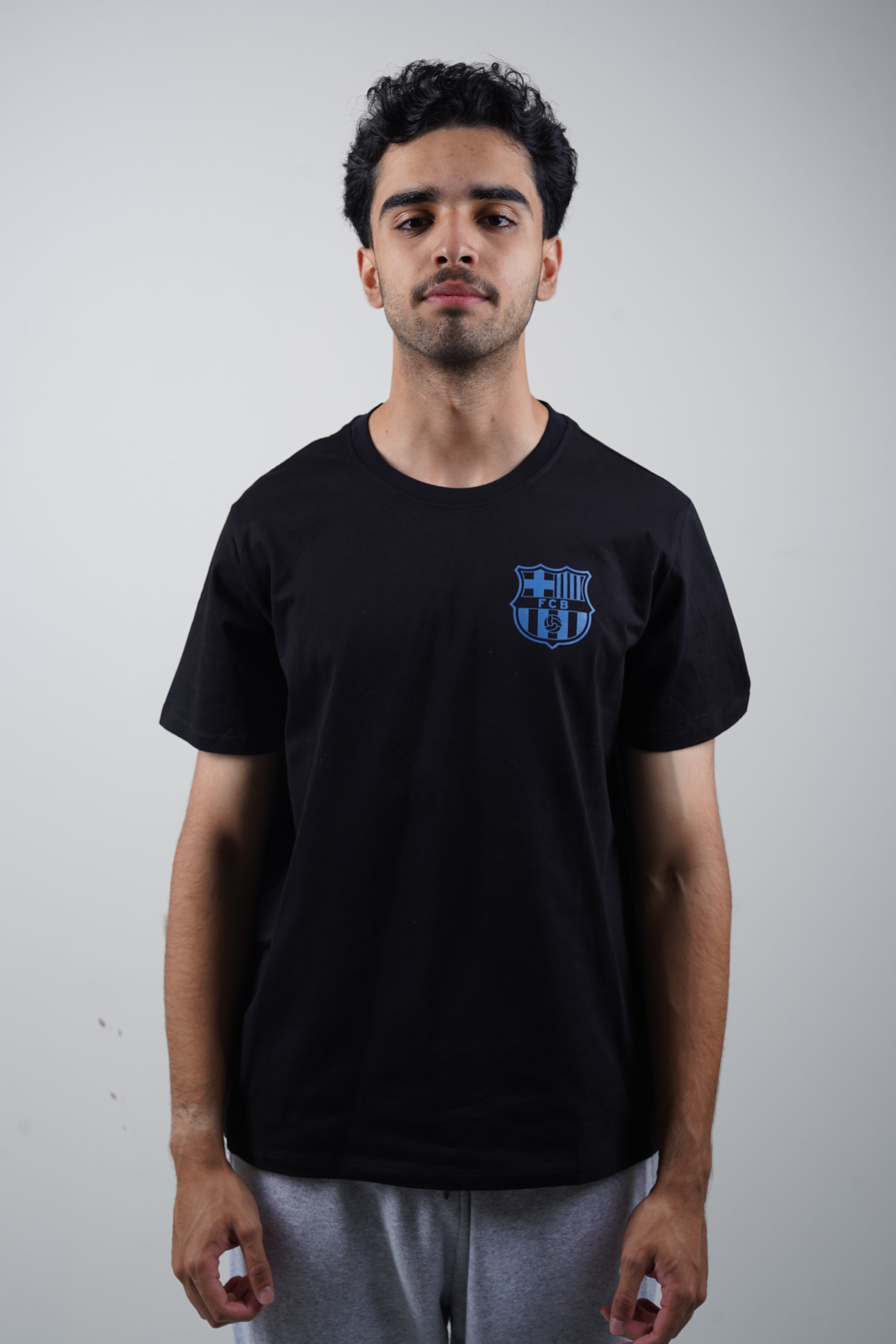 FC Barcelona Blau Grana Black Tshirt