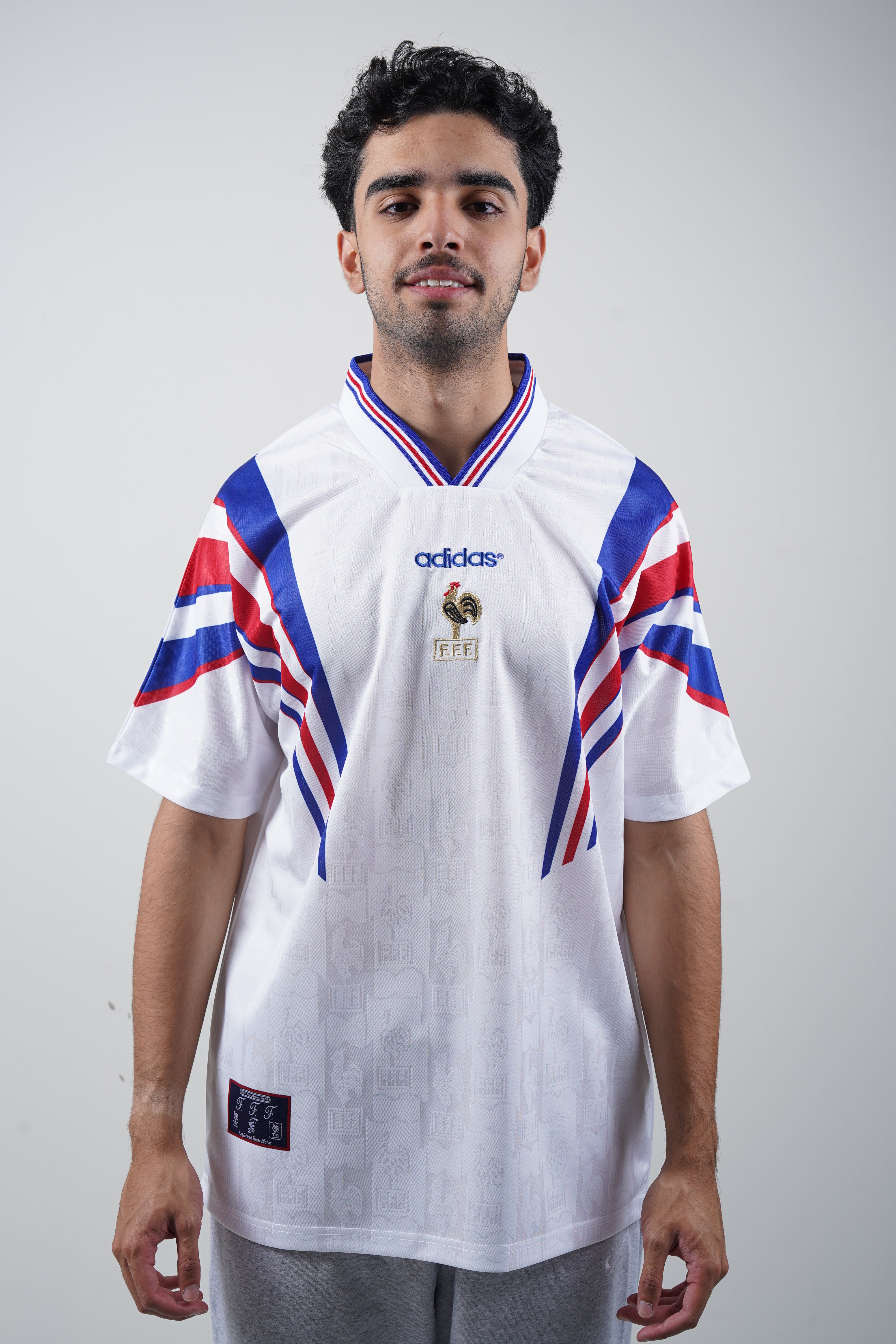 France Away 1996 Retro Jersey