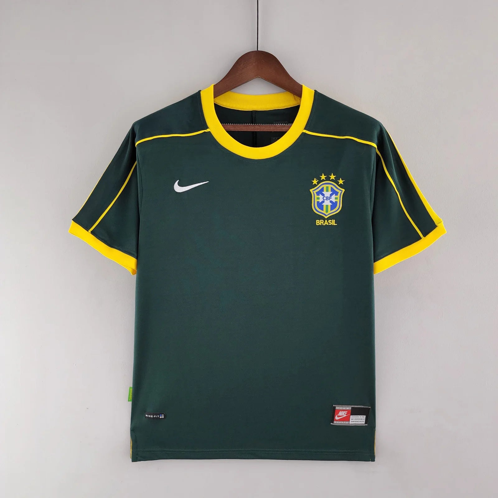 Brazil 1998 Away Retro Kit