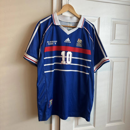 Vintage France National Team Jersey Mens FIFA World Cup Adidas 90s